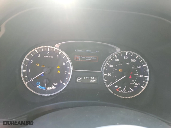 2014 Infiniti QX60 Hybrid with VIN 5N1CL0MN4EC520102, listed as a Copart auction lot 46447745 with NaN miles and Salvage Title. Bid and sale history available at carsss.com. Image 9.