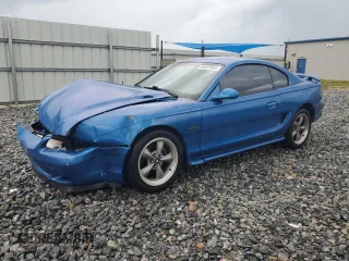 1998 Ford Mustang GT z VIN 1FAFP42X2WF190547, wystawiony jako Copart lot #64422465 z przebiegiem 120 812 mil mil oraz Szkoda całkowita • Salvage title. Historia ofert i sprzedaży dostępna na DreamBid. Obrazek 1.