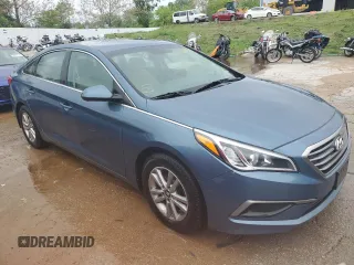 2016 Hyundai Sonata SE with VIN 5NPE24AF8GH407121, listed as a Copart auction lot 52639533 with 114,906 mi miles and Salvage Title. Bid and sale history available at carsss.com. Image 4.