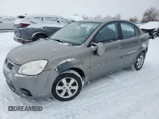2010 Kia Rio with VIN KNADH4B33A6617736, listed as a Copart auction lot 45469215 with 233,539 mi miles and Clean Title. Bid and sale history available at DreamBid. Image 1.