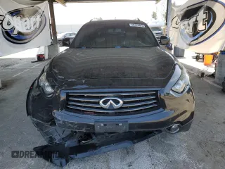 2015 Infiniti QX70 with VIN JN8CS1MW9FM482212, listed as a Copart auction lot 60725875 with 116,372 mi miles and Salvage title. Bid and sale history available at DreamBid. Image 5.
