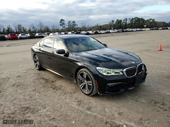 2017 BMW 7 Series 750i with VIN WBA7F0C50HGM21060, listed as a Copart auction lot 88410465 with 82,110 mi miles and Salvage Title. Bid and sale history available at carsss.com. Image 11.