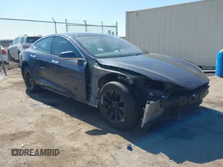 2018 Tesla Model S 75D with VIN 5YJSA1E21JF287115, listed as a IAAI auction lot 41850318 with Not provided miles and . Bid and sale history available at DreamBid. Image 1.