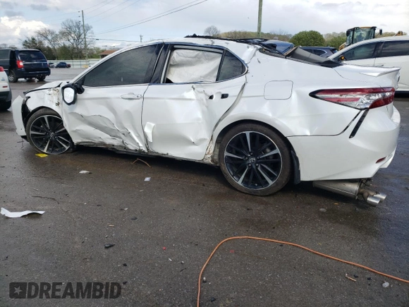 2019 Toyota Camry XSE with VIN 4T1B61HK4KU766467, listed as a Copart auction lot 57965424 with 55,525 mi miles and Salvage Title. Bid and sale history available at carsss.com. Image 2.