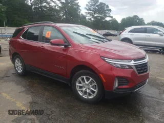 2023 Chevrolet Equinox LT with VIN 3GNAXKEG2PS172557, listed as a Copart auction lot 55362735 with 74,970 mi miles and Salvage title. Bid and sale history available at DreamBid. Image 4.