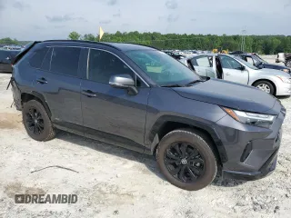 2022 Toyota RAV4 Hybrid SE with VIN JTM16RFVXNJ016590, listed as a Copart auction lot 56836825 with 55,091 mi miles and Salvage title. Bid and sale history available at DreamBid. Image 4.