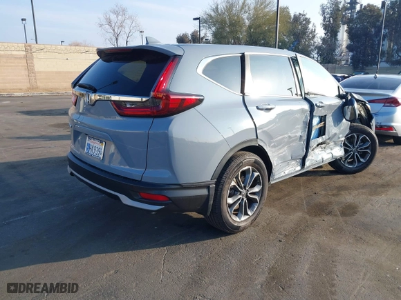 2022 Honda CR-V EX with VIN 5J6RW1H54NA000185, listed as a IAAI auction lot 41441299 with 29,087 mi miles. Bid and sale history available at carsss.com. Image 4.