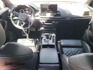 2023 Audi SQ5 Premium Plus with VIN WA1B4AFY9P2079953, listed as a Copart auction lot 61446414 with 37,100 mi miles and Salvage Title. Bid and sale history available at carsss.com. Image 8.