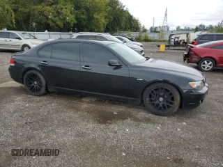 2008 BMW 7 Series 750Li with VIN WBAHN83508DT77682, listed as a Copart auction lot 72649744 with 176,832 mi miles and Clean Title. Bid and sale history available at carsss.com. Image 4.