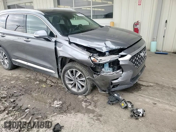 2019 Hyundai Santa Fe Limited with VIN 5NMS5CAD6KH018163, listed as a Copart auction lot 50663845 with 66,452 mi miles and Salvage Title. Bid and sale history available at carsss.com. Image 12.