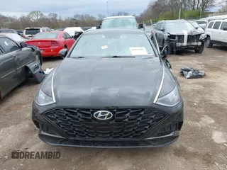 2021 Hyundai Sonata SEL Plus with VIN 5NPEJ4J21MH111126, listed as a IAAI auction lot 41833686 with 35,479 mi miles and . Bid and sale history available at DreamBid. Image 13.