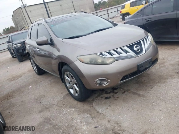 2009 Nissan Murano S with VIN JN8AZ18U79W100389, listed as a IAAI auction lot 41324706 with 207,086 mi miles. Bid and sale history available at carsss.com. Image 1.