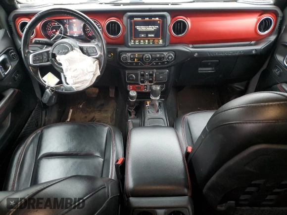 2021 Jeep Wrangler Unlimited Rubicon with VIN 1C4HJXFN9MW739351, listed as a Copart auction lot 50511935 with 44,674 mi miles and Clean Title. Bid and sale history available at DreamBid. Image 8.