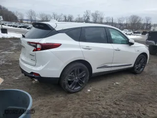 2020 Acura RDX w/A-Spec Pkg with VIN 5J8TC2H6XLL028904, listed as a Copart auction lot 44723385 with 0 mi miles and Salvage Title. Bid and sale history available at carsss.com. Image 3.