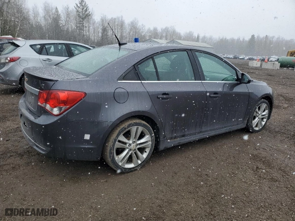 2011 Chevrolet Cruze LT w/2LT with VIN 1G1PG5S91B7233231, listed as a Copart auction lot 50261935 with 160,604 mi miles and Salvage Title. Bid and sale history available at carsss.com. Image 3.
