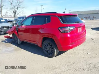 2022 Jeep Compass High Altitude with VIN 3C4NJDCB0NT161451, listed as a IAAI auction lot 41576282 with 96,250 mi miles and . Bid and sale history available at DreamBid. Image 3.