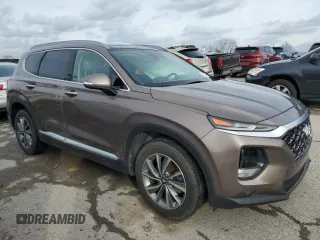 2019 Hyundai Santa Fe Ultimate with VIN 5NMS5CAD4KH125177, listed as a Copart auction lot 83832384 with 67,952 mi miles and Salvage Title. Bid and sale history available at carsss.com. Image 4.
