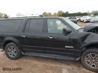 2007 Ford Expedition EL Limited with VIN 1FMFK20577LA26742, listed as a IAAI auction lot 41955015 with 185,101 mi miles. Bid and sale history available at carsss.com. Image 12.