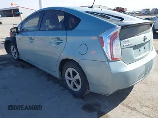 2013 Toyota Prius One with VIN JTDKN3DU7D1734725, listed as a IAAI auction lot 41702527 with 188,983 mi miles. Bid and sale history available at carsss.com. Image 3.