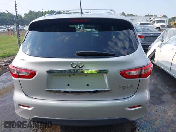 2015 Infiniti QX60 with VIN 5N1AL0MM8FC511242, listed as a IAAI auction lot 42577329 with 144,140 mi miles and . Bid and sale history available at DreamBid. Image 15.