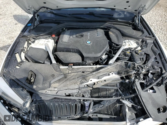 2019 BMW 5 Series 530i xDrive with VIN WBAJA7C50KG911549, listed as a Copart auction lot 50158135 with 91,390 mi miles and Salvage title. Bid and sale history available at DreamBid. Image 13.