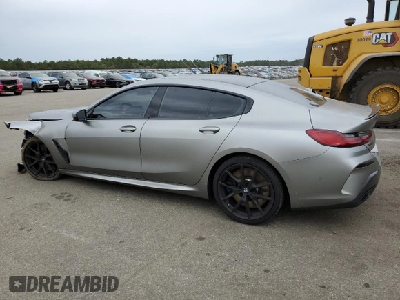 2022 BMW 8 Series M850i with VIN WBAGV8C02NCJ60944, listed as a Copart auction lot 71760253 with 6,350 mi miles. Bid and sale history available at carsss.com. Image 2.