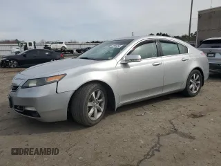 2012 Acura TL Tech Auto with VIN 19UUA8F56CA027249, listed as a Copart auction lot 49884255 with 158,519 mi miles and Salvage Title. Bid and sale history available at carsss.com. Image 1.