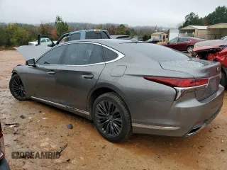 2018 Lexus LS with VIN JTHC51FF8J5004588, listed as a Copart auction lot 81473284 with 126,823 mi miles and Salvage Title. Bid and sale history available at carsss.com. Image 2.