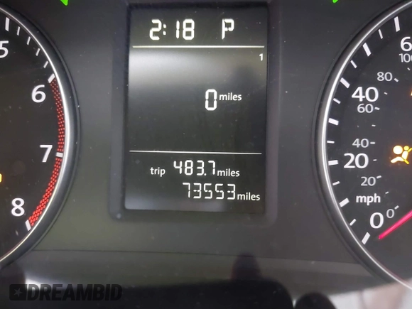 2015 Volkswagen Passat 1.8T Wolfsburg Ed with VIN 1VWAT7A31FC028990, listed as a IAAI auction lot 41778229 with 73,553 mi miles. Bid and sale history available at carsss.com. Image 7.