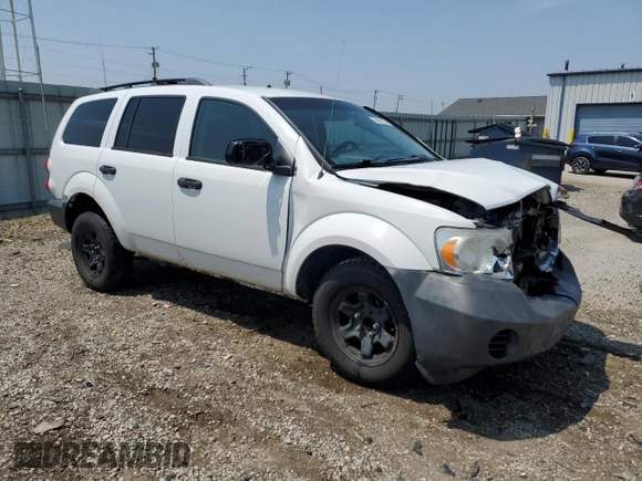 2008 Dodge Durango SXT with VIN 1D8HD38N28F154938, listed as a Copart auction lot 59943355 with 204,935 mi miles and Salvage title. Bid and sale history available at DreamBid. Image 4.