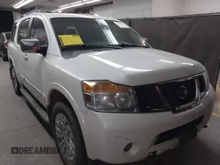 2015 Nissan Armada Platinum z VIN 5N1AA0NEXFN615040, wystawiony jako IAAI lot #42253105 z przebiegiem 146 388 mil mil oraz . Historia ofert i sprzedaży dostępna na DreamBid. Obrazek 1.