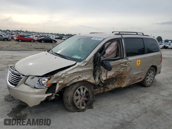 2014 Chrysler Town & Country Touring z VIN 2C4RC1BG0ER399617, wystawiony jako Copart lot #55416615 z przebiegiem 194 692 mil mil oraz Szkoda całkowita • Salvage title. Historia ofert i sprzedaży dostępna na DreamBid. Obrazek 1.