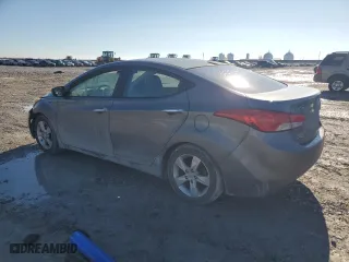 2013 Hyundai Elantra GLS PZEV with VIN 5NPDH4AE2DH452505, listed as a Copart auction lot 46235905 with 181,299 mi miles and Salvage Title. Bid and sale history available at carsss.com. Image 2.