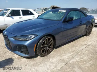 2023 BMW 4 Series 430i with VIN WBA23AT01PCL43892, listed as a Copart auction lot 74666634 with 16,544 mi miles and Non Repairable. Bid and sale history available at carsss.com. Image 1.