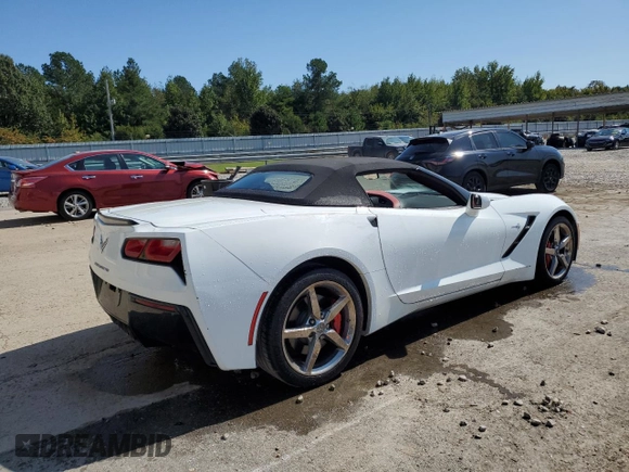 2014 Chevrolet Corvette 3LT with VIN 1G1YF3D74E5126360, listed as a Copart auction lot 74241264 with 71,831 mi miles and Clean Title. Bid and sale history available at carsss.com. Image 3.