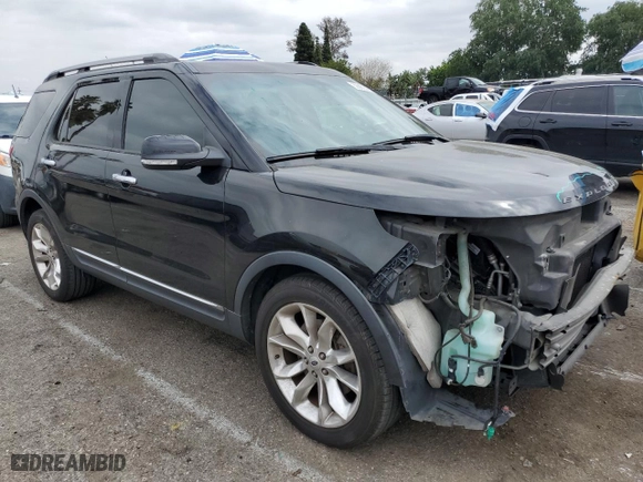 2013 Ford Explorer XLT with VIN 1FM5K7D89DGB53557, listed as a Copart auction lot 50660545 with 133,281 mi miles and Salvage Title. Bid and sale history available at carsss.com. Image 4.