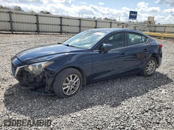 2016 Mazda 3 i Sport with VIN 3MZBM1U79GM318827, listed as a Copart auction lot 49442155 with 122,466 mi miles and Salvage Title. Bid and sale history available at DreamBid. Image 1.