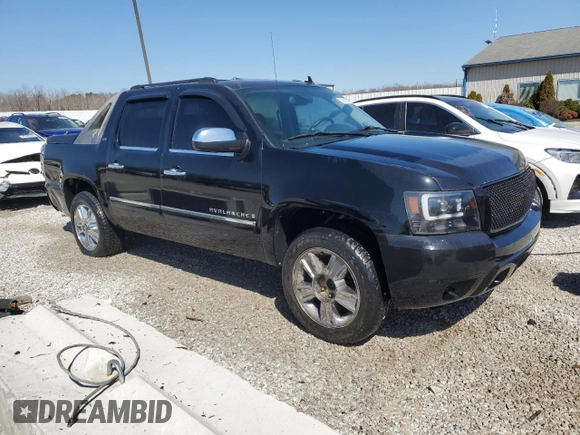 2009 Chevrolet Avalanche LTZ with VIN 3GNFK32009G233718, listed as a Copart auction lot 48580785 with 186,949 mi miles and Non Repairable. Bid and sale history available at carsss.com. Image 4.