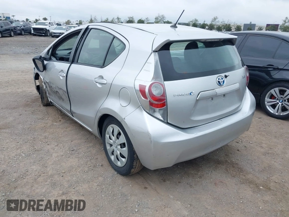 2013 Toyota Prius One with VIN JTDKDTB38D1552111, listed as a IAAI auction lot 41884696 with 151,987 mi miles. Bid and sale history available at carsss.com. Image 3.