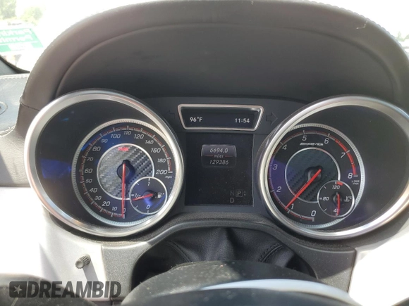 2016 Mercedes-Benz GLE 63 S AMG with VIN 4JGED7FB3GA038236, listed as a Copart auction lot 62570405 with 129,386 mi miles and Clean title. Bid and sale history available at DreamBid. Image 9.