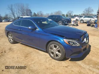 2017 Mercedes-Benz C 300 with VIN WDDWJ4JB4HF337414, listed as a Copart auction lot 45985695 with 114,082 mi miles and Salvage Title. Bid and sale history available at carsss.com. Image 4.