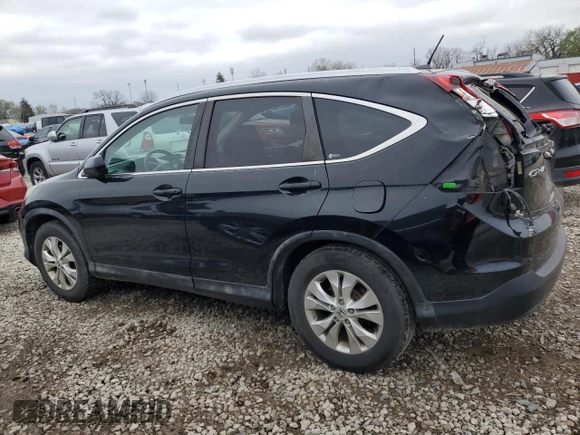 2012 Honda CR-V EX-L with VIN 5J6RM4H73CL018896, listed as a Copart auction lot 52771935 with 239,863 mi miles and Salvage Title. Bid and sale history available at carsss.com. Image 2.