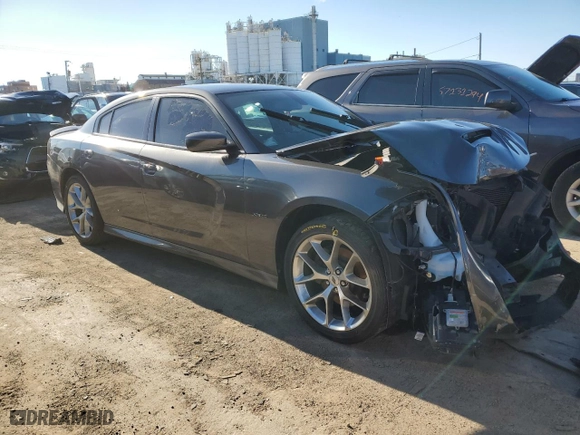 2019 Dodge Charger R/T with VIN 2C3CDXCT8KH652903, listed as a Copart auction lot 57537624 with NaN miles and Salvage Title. Bid and sale history available at carsss.com. Image 4.