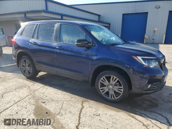 2021 Honda Passport EX-L with VIN 5FNYF8H57MB027798, listed as a Copart auction lot 54586735 with 28,658 mi miles and Salvage Title. Bid and sale history available at DreamBid. Image 4.