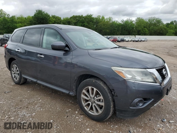2013 Nissan Pathfinder S with VIN 5N1AR2MN1DC603471, listed as a Copart auction lot 55277185 with 126,297 mi miles and Clean Title. Bid and sale history available at carsss.com. Image 4.