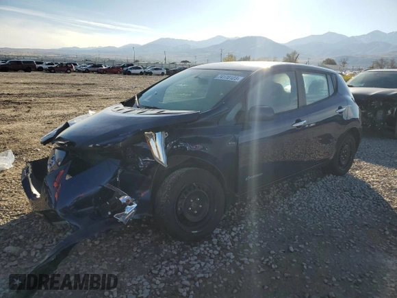 2016 Nissan LEAF S with VIN 1N4AZ0CP4GC302411, listed as a Copart auction lot 74170123 with 58,035 mi miles and . Bid and sale history available at DreamBid. Image 1.
