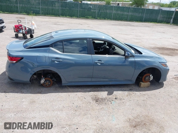 2025 Nissan Sentra SR with VIN 3N1AB8DV7SY270972, listed as a IAAI auction lot 42153738 with 1,222 mi miles and . Bid and sale history available at DreamBid. Image 12.