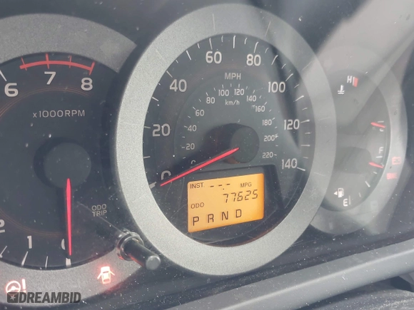 2010 Toyota RAV4 with VIN JTMZF4DV8AD028187, listed as a IAAI auction lot 42057528 with 77,625 mi miles. Bid and sale history available at carsss.com. Image 7.