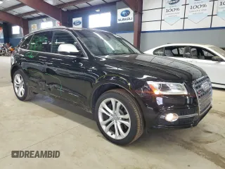 2017 Audi SQ5 Premium Plus with VIN WA1CCAFP9HA039653, listed as a Copart auction lot 62932125 with 54,834 mi miles and Salvage title. Bid and sale history available at DreamBid. Image 4.