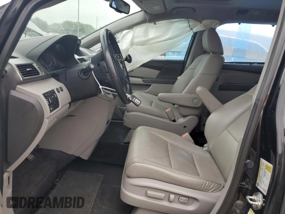 2015 Honda Odyssey EX-L z VIN 5FNRL5H64FB048406, wystawiony jako Copart lot #58044065 z przebiegiem 61 005 mil mil oraz Szkoda całkowita • Salvage title. Historia ofert i sprzedaży dostępna na DreamBid. Obrazek 7.